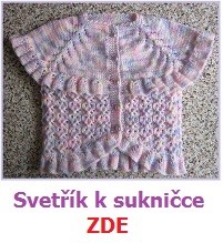 Svetřík k sukničce