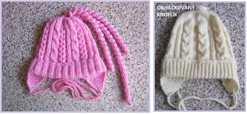 Čepička 03 a obháčkovaný knoflík